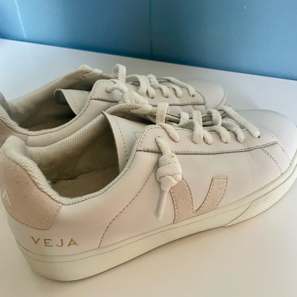 Veja White Sneakers Minimalist Design